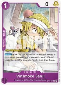 Vinsmoke Sanji - 500 Years in the Future Pre-Release Cards - One Piece Card Game card