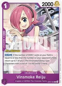 Vinsmoke Reiju - 500 Years in the Future Pre-Release Cards - One Piece Card Game card