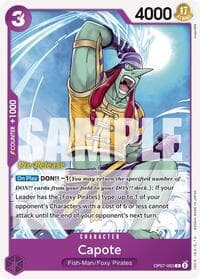 Capote - 500 Years in the Future Pre-Release Cards - One Piece Card Game card