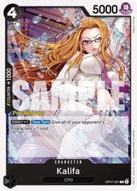 Kalifa - 500 Years in the Future Pre-Release Cards - One Piece Card Game card