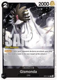 Gismonda - 500 Years in the Future Pre-Release Cards - One Piece Card Game card