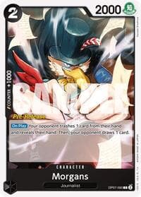 Morgans - 500 Years in the Future Pre-Release Cards - One Piece Card Game card