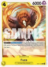 Fuza - 500 Years in the Future Pre-Release Cards - One Piece Card Game card