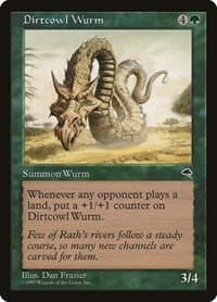 Dirtcowl Wurm - Tempest - Magic: The Gathering card