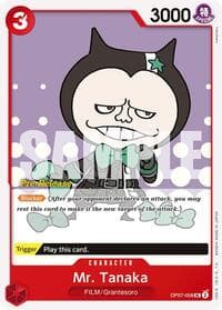 Mr. Tanaka - 500 Years in the Future Pre-Release Cards - One Piece Card Game card
