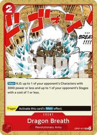 Dragon Breath - 500 Years in the Future Pre-Release Cards - One Piece Card Game card