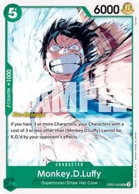 Monkey.D.Luffy (033) - 500 Years in the Future Pre-Release Cards - One Piece Card Game card