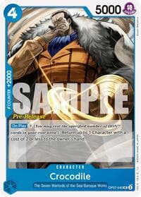 Crocodile - 500 Years in the Future Pre-Release Cards - One Piece Card Game card