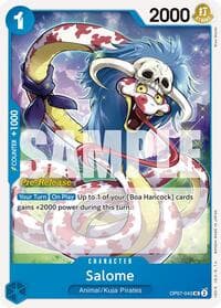 Salome - 500 Years in the Future Pre-Release Cards - One Piece Card Game card