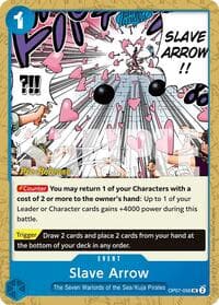 Slave Arrow - 500 Years in the Future Pre-Release Cards - One Piece Card Game card