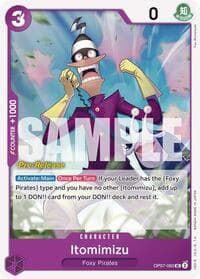 Itomimizu - 500 Years in the Future Pre-Release Cards - One Piece Card Game card