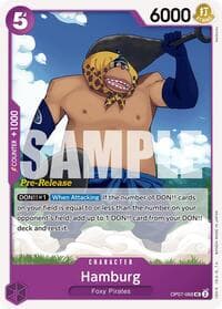 Hamburg - 500 Years in the Future Pre-Release Cards - One Piece Card Game card