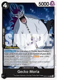 Gecko Moria (083) - 500 Years in the Future Pre-Release Cards - One Piece Card Game card