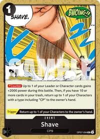 Shave - 500 Years in the Future Pre-Release Cards - One Piece Card Game card