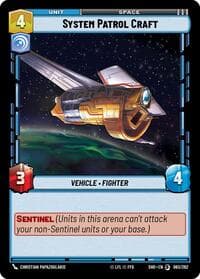 System Patrol Craft - Shadows of the Galaxy - Star Wars: Unlimited card