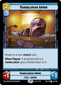 Mandalorian Armor - Shadows of the Galaxy - Star Wars: Unlimited card