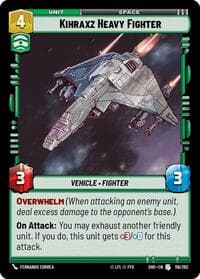Kihraxz Heavy Fighter - Shadows of the Galaxy - Star Wars: Unlimited card