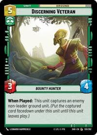 Discerning Veteran - Shadows of the Galaxy - Star Wars: Unlimited card