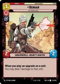 Dengar - The Demolisher - Shadows of the Galaxy - Star Wars: Unlimited card