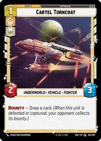 Cartel Turncoat - Shadows of the Galaxy - Star Wars: Unlimited card
