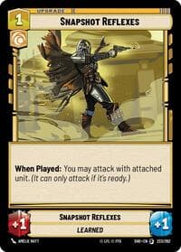 Snapshot Reflexes - Shadows of the Galaxy - Star Wars: Unlimited card