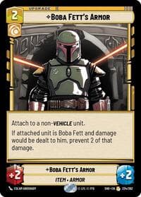 Boba Fett's Armor - Shadows of the Galaxy - Star Wars: Unlimited card