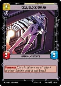 Cell Block Guard - Shadows of the Galaxy - Star Wars: Unlimited card