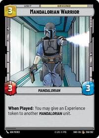 Mandalorian Warrior - Shadows of the Galaxy - Star Wars: Unlimited card