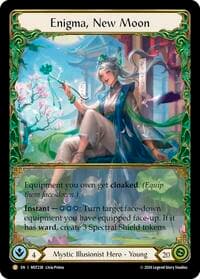 Enigma, New Moon - Part the Mistveil - Flesh and Blood TCG card