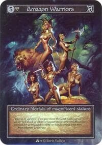 Amazon Warriors (Alpha Investments Promo) (Foil) - Beta - Sorcery: Contested Realm card