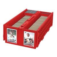 1600 Collectible Card Bin - Red - BCW Deck Boxes - Deck Boxes card