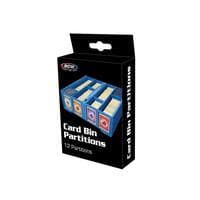 Collectible Card Bin Partitions - Blue - BCW Deck Boxes - Deck Boxes card