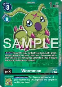 Wormmon - P-118 (Digimon Adventure Box 2024) - Digimon Promotion Cards - Digimon Card Game card