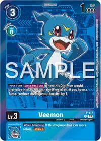 Veemon - P-117 (Digimon Adventure Box 2024) - Digimon Promotion Cards - Digimon Card Game card