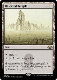 Deserted Temple - Modern Horizons 3 - Magic: The Gathering card