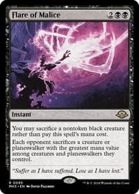 Flare of Malice - Modern Horizons 3 - Magic: The Gathering card