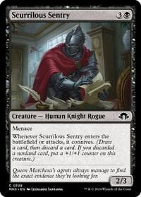 Scurrilous Sentry - Modern Horizons 3 - Magic: The Gathering card
