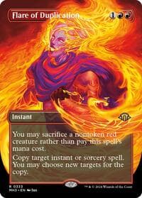 Flare of Duplication (Borderless) - Modern Horizons 3 - Magic: The Gathering card