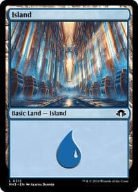 Island (0312) - Modern Horizons 3 - Magic: The Gathering card