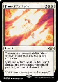 Flare of Fortitude - Modern Horizons 3 - Magic: The Gathering card
