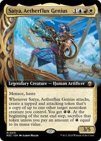 Satya, Aetherflux Genius (Extended Art) - Commander: Modern Horizons 3 - Magic: The Gathering card
