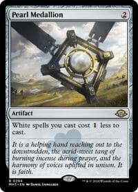 Pearl Medallion - Modern Horizons 3 - Magic: The Gathering card