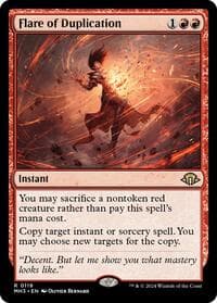 Flare of Duplication - Modern Horizons 3 - Magic: The Gathering card