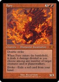 Fury (Retro Frame) - Modern Horizons 2 - Magic: The Gathering card