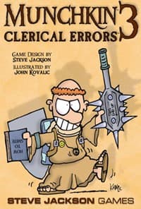 Munchkin 3: Clerical Errors - Steve Jackson Games - Boardgames card