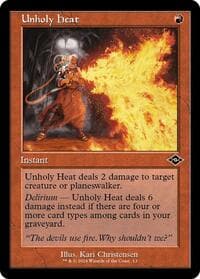 Unholy Heat (Retro Frame) - Modern Horizons 2 - Magic: The Gathering card
