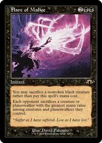 Flare of Malice (Retro Frame) - Modern Horizons 3 - Magic: The Gathering card