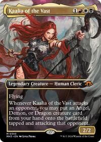 Kaalia of the Vast (0343) (Borderless) - Modern Horizons 3 - Magic: The Gathering card