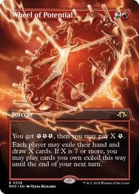 Wheel of Potential (Borderless) - Modern Horizons 3 - Magic: The Gathering card