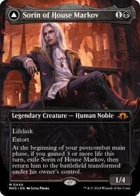 Sorin of House Markov (Borderless) - Modern Horizons 3 - Magic: The Gathering card